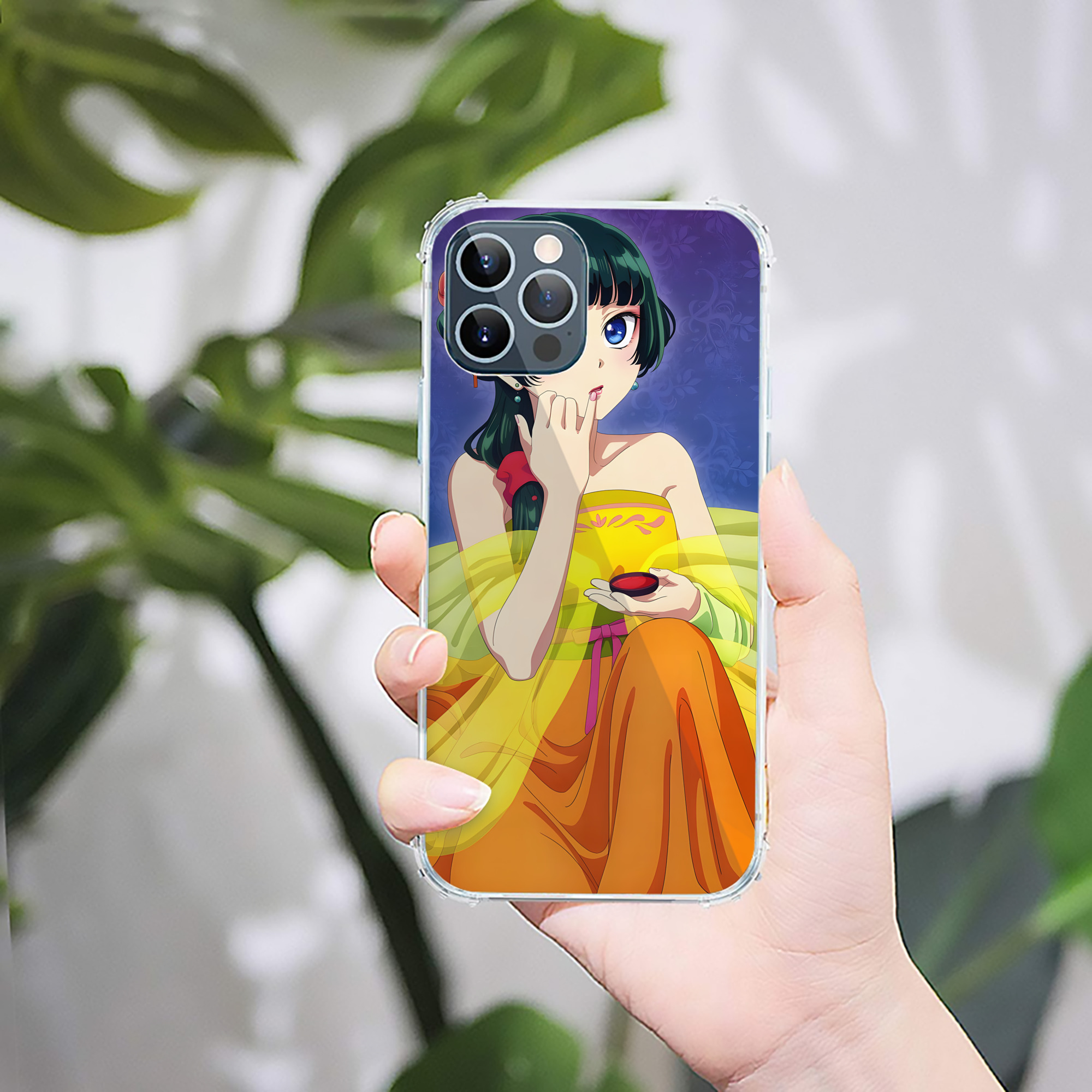 （画像用） 薬屋のひとりごと The Apothecary Diaries 【iPhone 12シリーズ対応】透明スマホケース（クリアソフトケース）